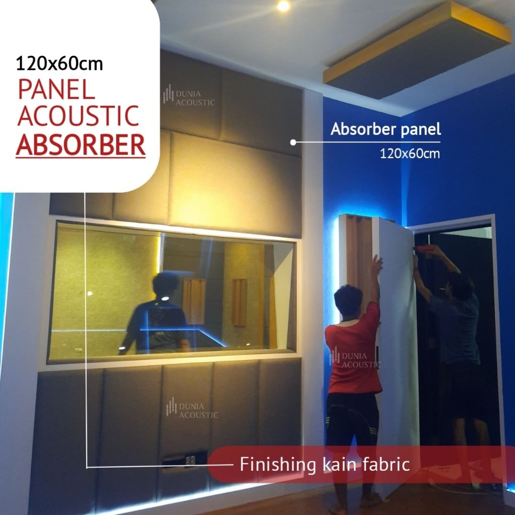 Jual Peredam Suara Ruangan Model Panel Absorber/Peredam Gema/Panel ...