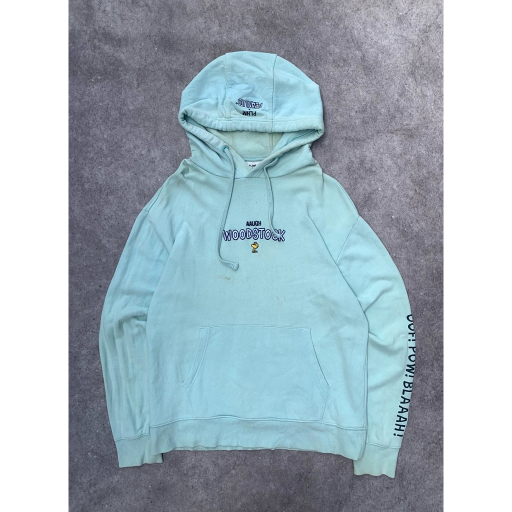 Jual Hoodie Polham X Peanuts thrifting second | Shopee Indonesia