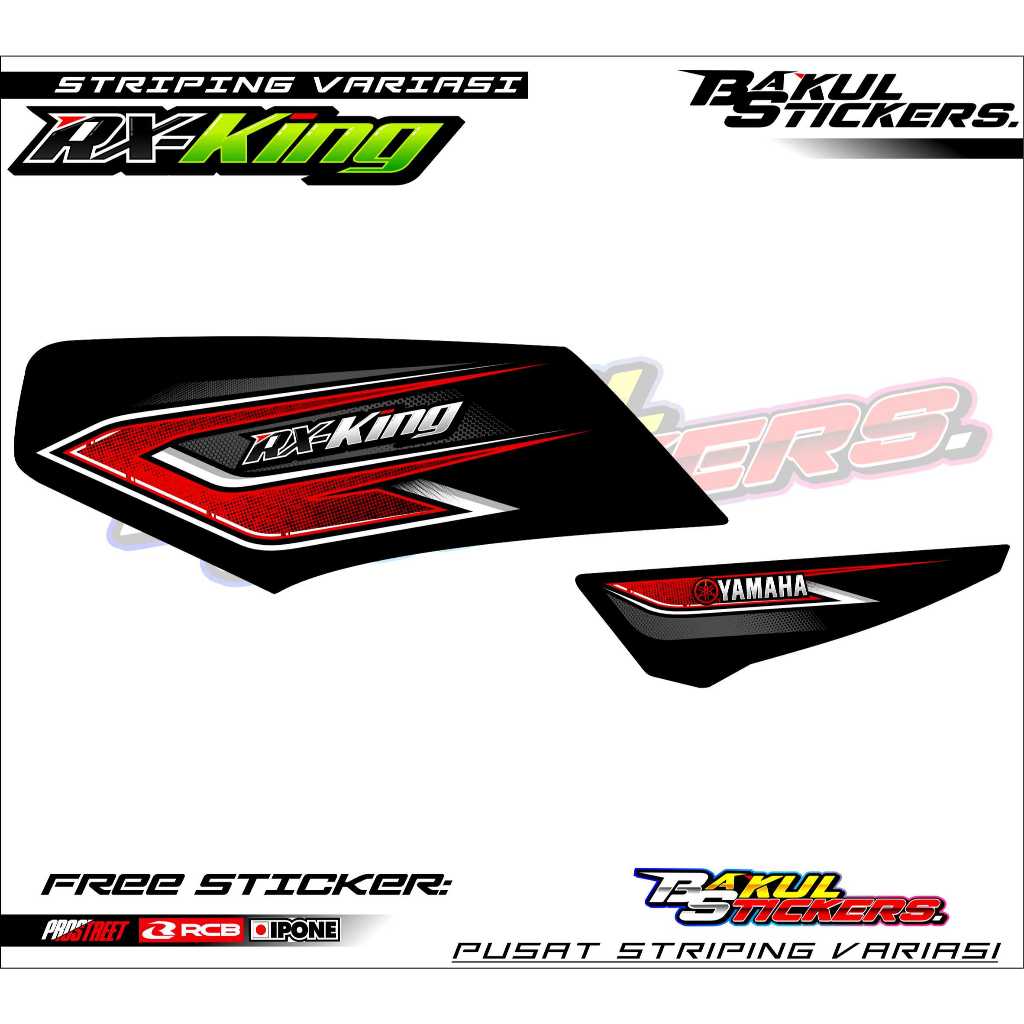 Jual STRIPING VARIASI YAMAHA RX KING / STICKER LIST VARIASI MOTOR RX ...