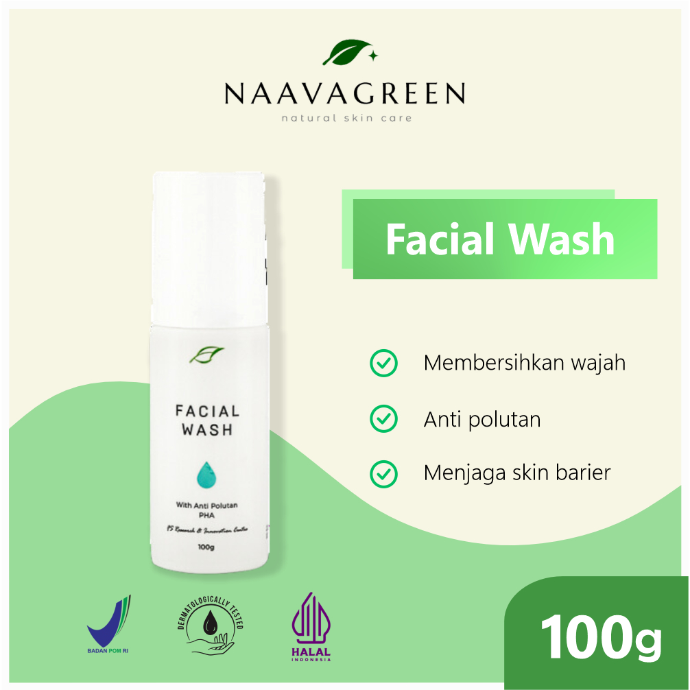 100% ORIGINAL NAAVAGREEN FACIAL WASH | NG-FW | SABUN WAJAH NAVAGREEN | SABUN MUKA NAVAAGREEN | NAVAGREEN FASIAL WASH | NAVAGREEN SKINCARE