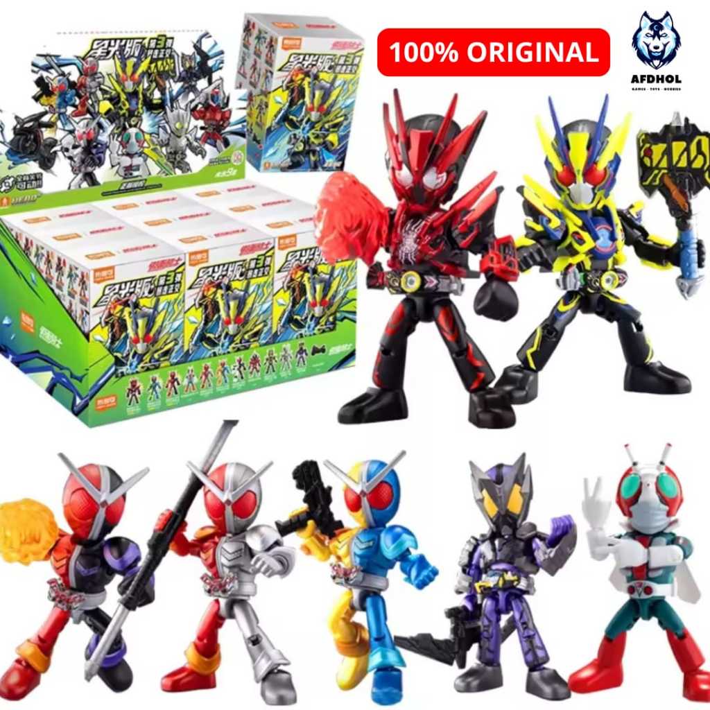 Jual BLIND BOX BLOKEES KAMEN RIDER STARLIGHT V3 VERSION 3 VER 3 DOUBLE ...