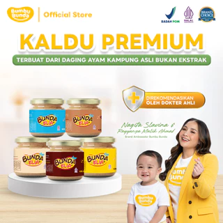 Bumbu Bunda Elia Kaldu MPASI 50gr Non MSG  - Bumbu MPASI | Kaldu Asli | Kaldu Ayam Sapi Salmon Jamur