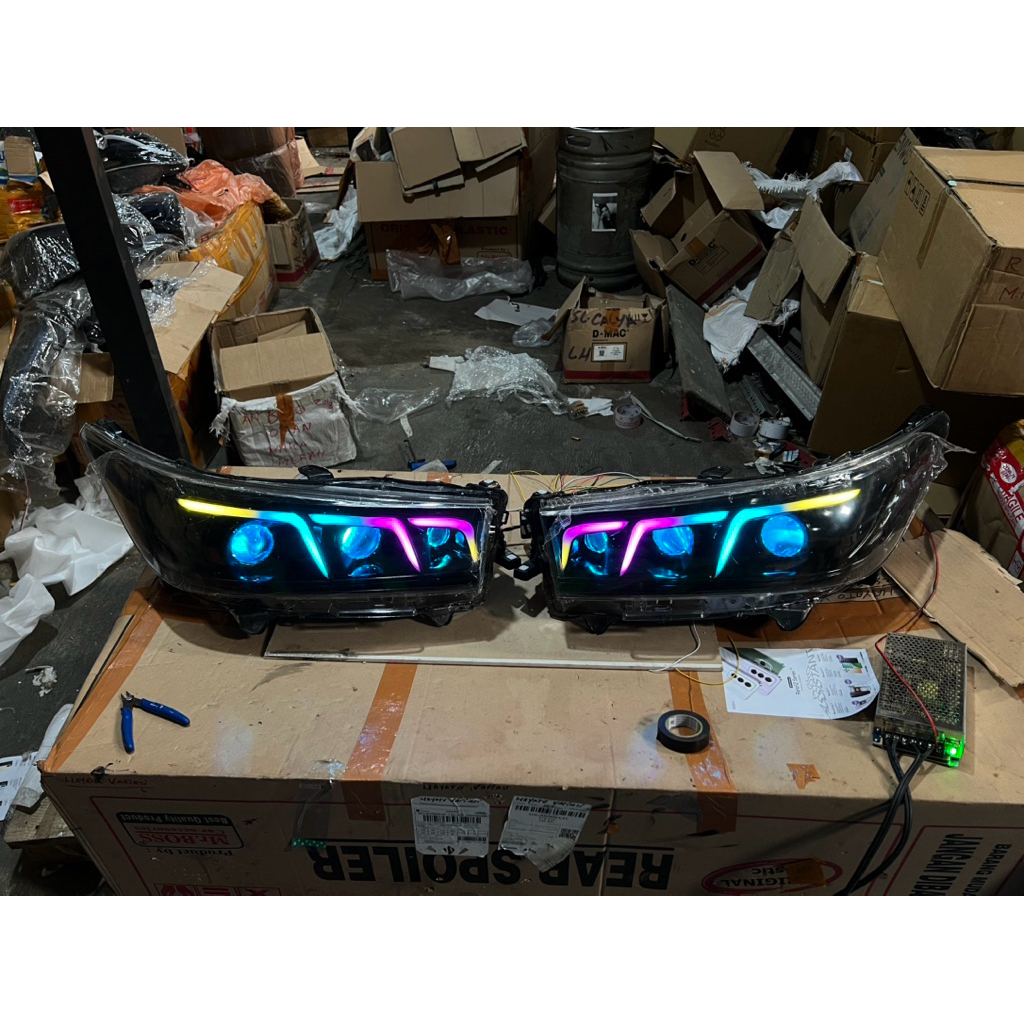 Jual Paket Headlamp Custom Innova Reborn Triple Projie Biled Alis Atas ...