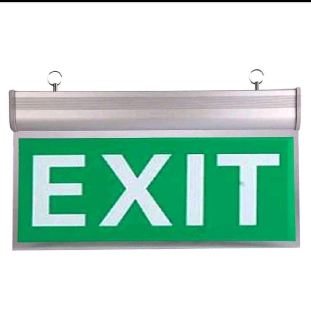 Jual Lampu exit led arcylic / lampu darurat / exit sign / emergency led ...