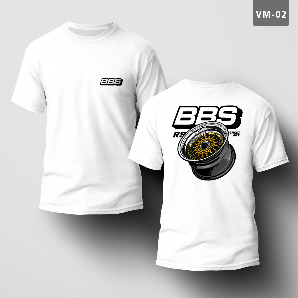 Jual Kaos Pria Otomotif Velg Racing Mobil (VM) Tshirt MCP Apparel ...