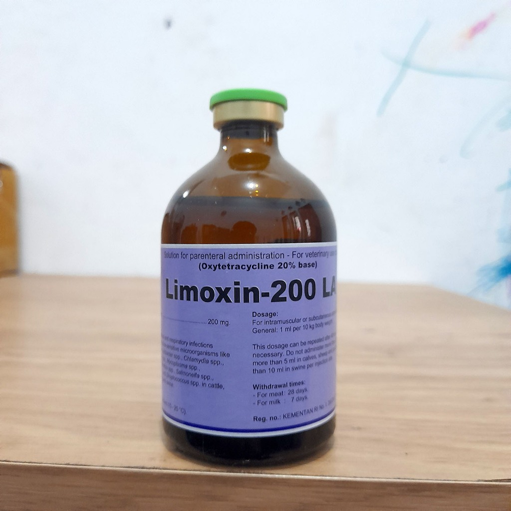 Jual LIMOXIN 200 LA 100 ML - AB Broad Spectrum Untuk Pernafasan Dan ...