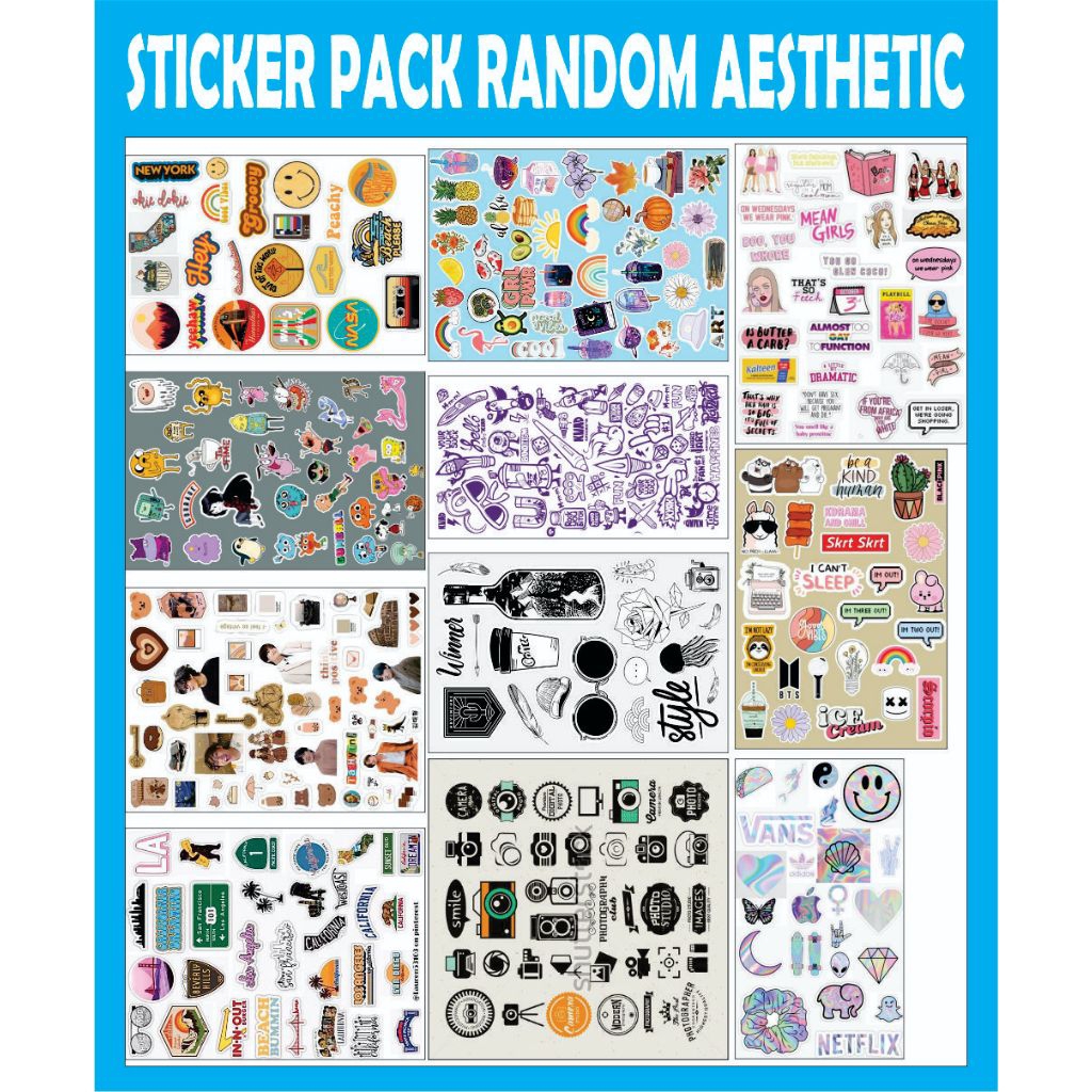 Jual Stiker Pack Aesthetic cute | Shopee Indonesia