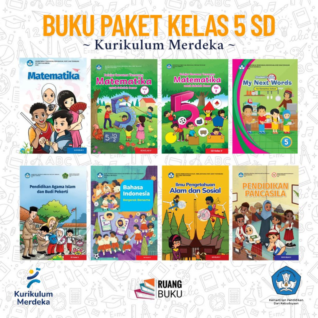 Jual Buku Paket Kelas 5 SD Kurikulum merdeka | Shopee Indonesia