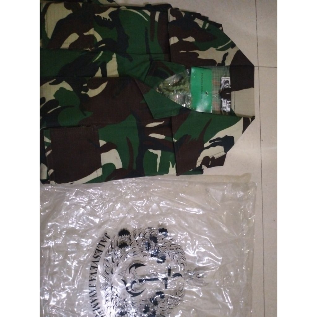 Jual Baju PDL panca prima ORI jatah TNI AL | Shopee Indonesia