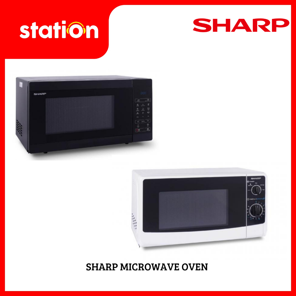 Jual SHARP MICROWAVE OVEN 20L R220MA WH WHITE / GRILL R-725DA BLACK ...