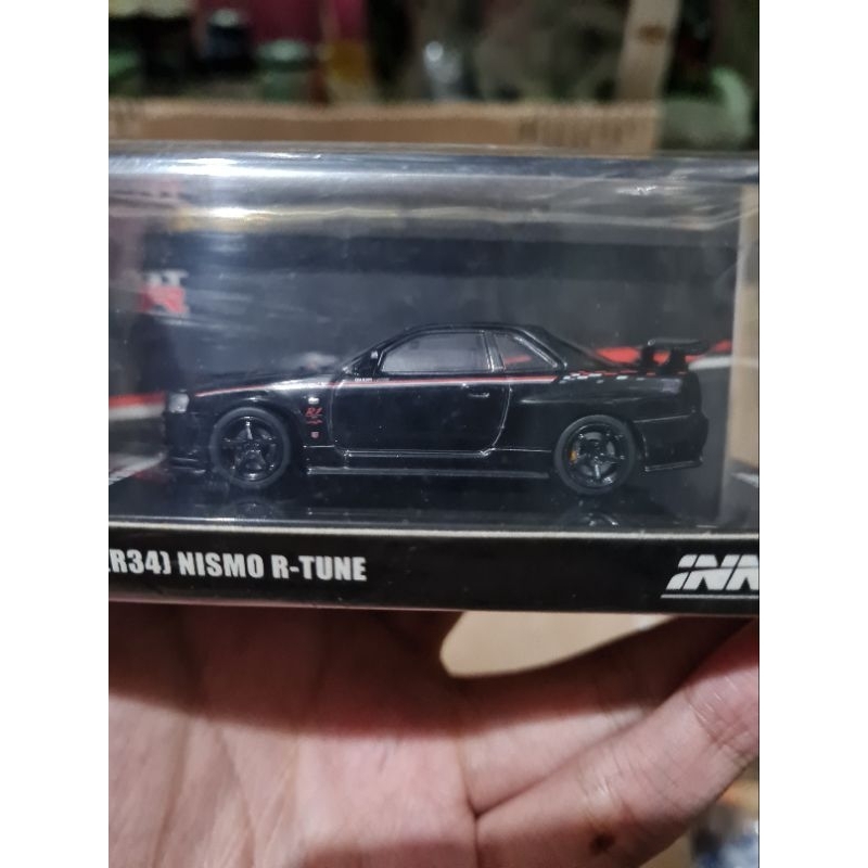 Jual inno64 nissan skyline gtr r34 nismo black loose baut dol bumper ...