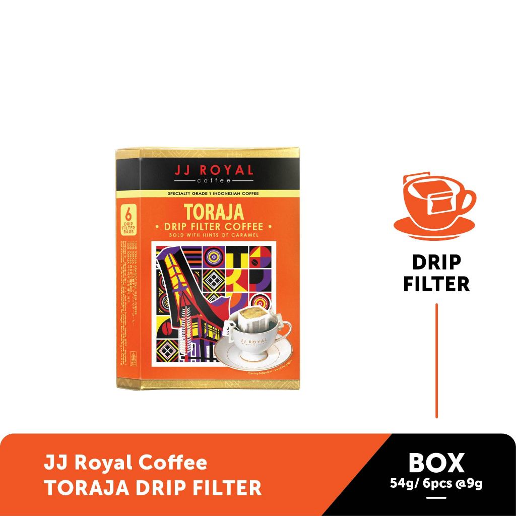 Jual JJ Royal Coffee Toraja Arabica Drip Filter Inner Box