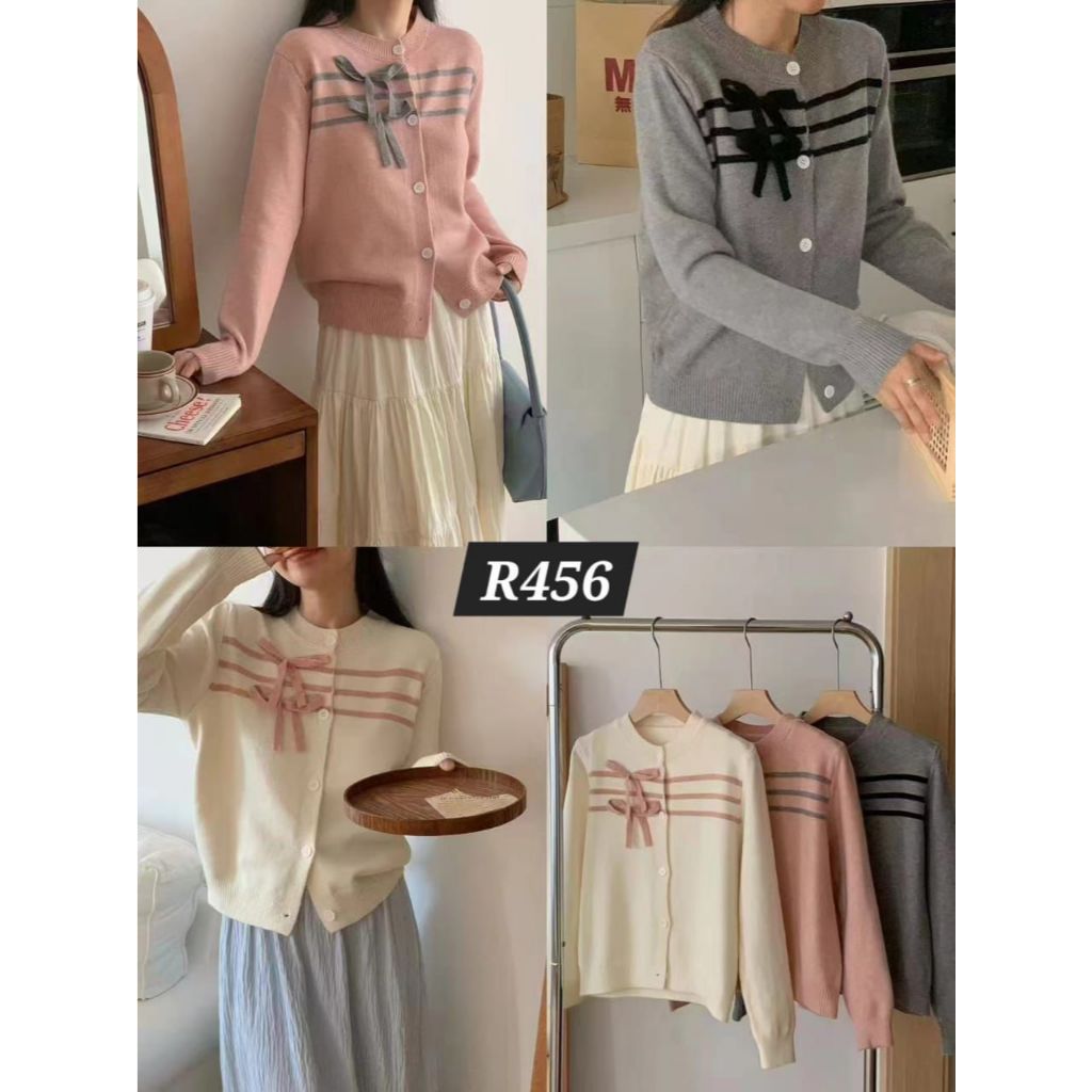 Jual CARDIGAN WANITA R456# STRIPE PITA RAJUT IMPORT PREMIUM TERBARU ...