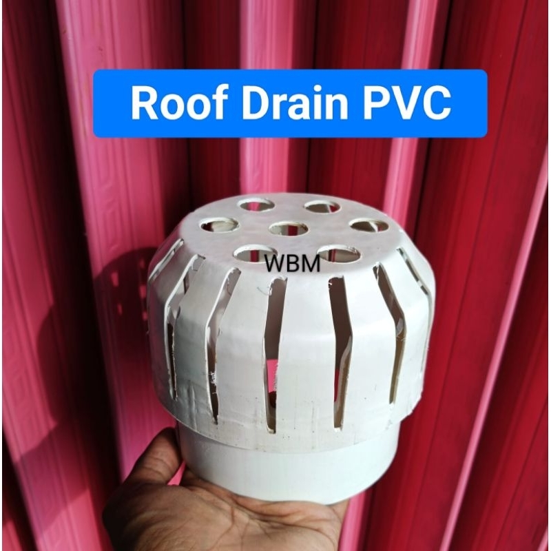Jual Roof drain pvc 8 inchi / RD saringan talang 8