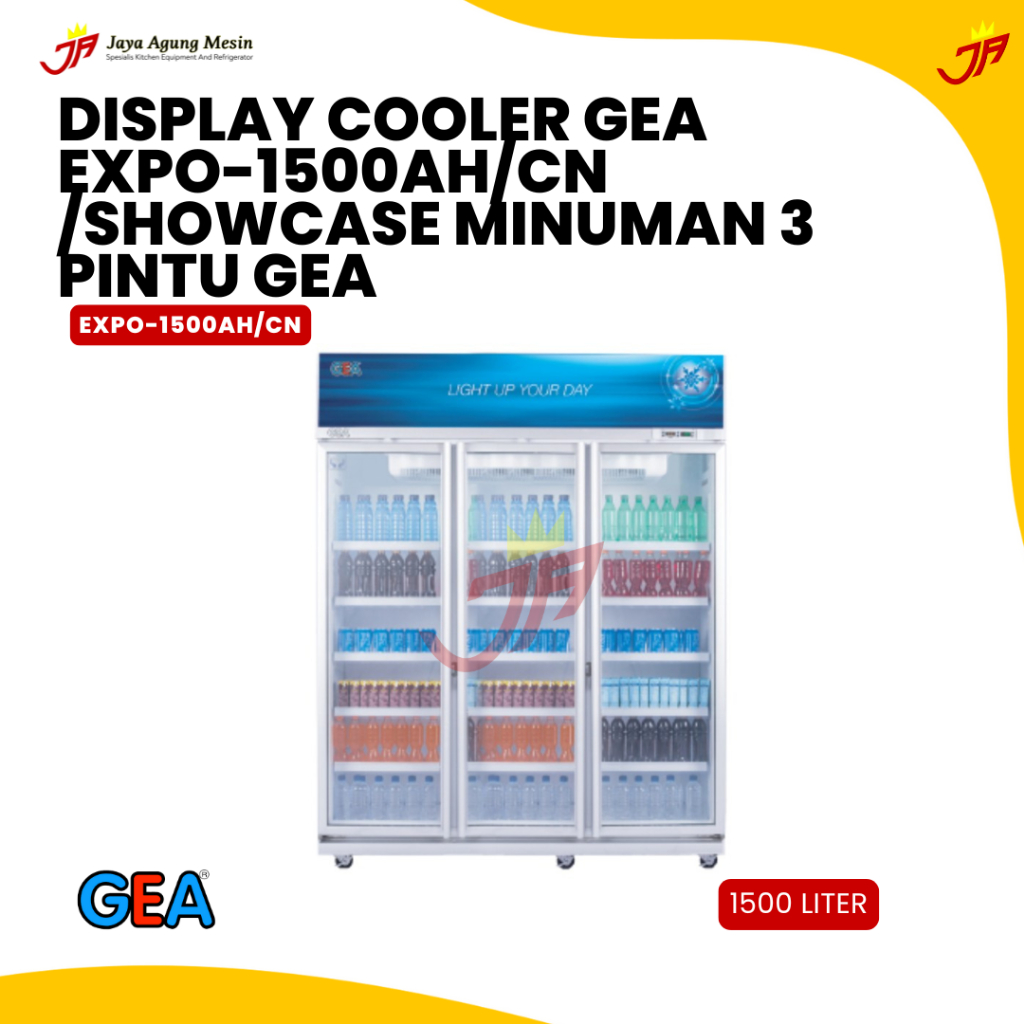 Jual GEA Display Cooler 3 pintu/ Showcase GEA EXPO 1500 / EXPO-1500AH ...