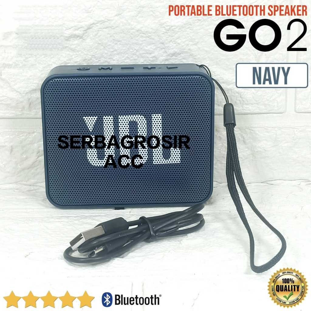Jual GO2 Bass Speaker Bluetooth MINI GO2 Wireless Portable Support Aux ...
