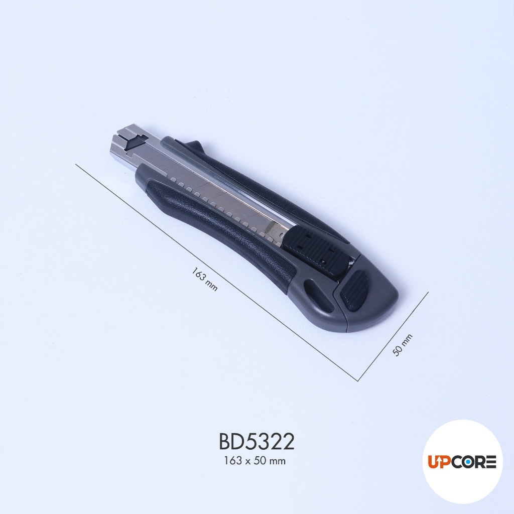 Bantex Cutter Pemotong Kertas Comfort Grip Pisau Baja SK5 AutoLock BD5X22 (3)