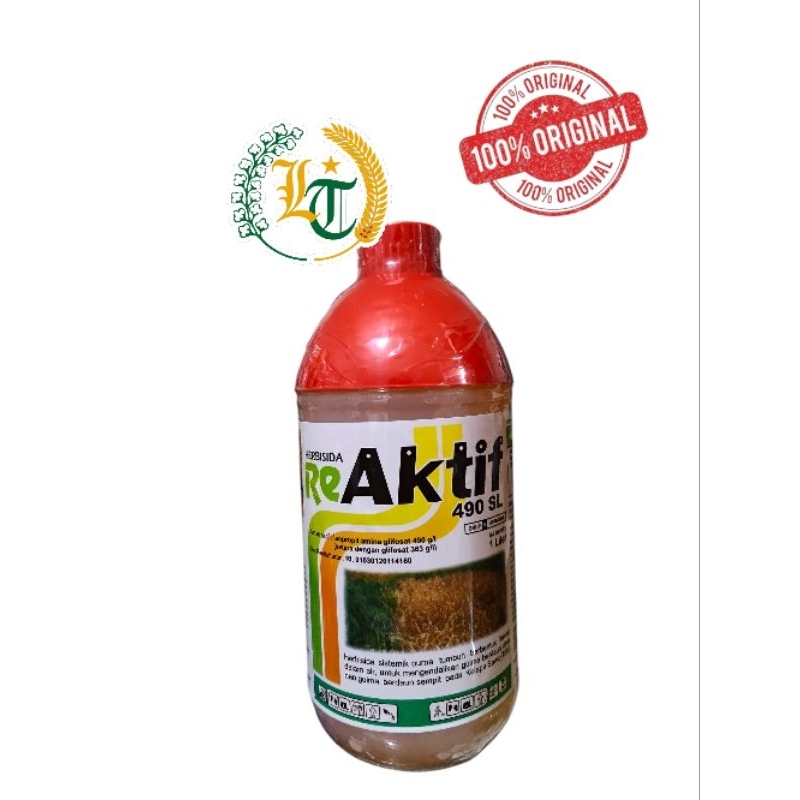 Jual Obat Rumput REAKTIF 490SL 1L HERBISIDA SISTEMIK sama Seperti ...