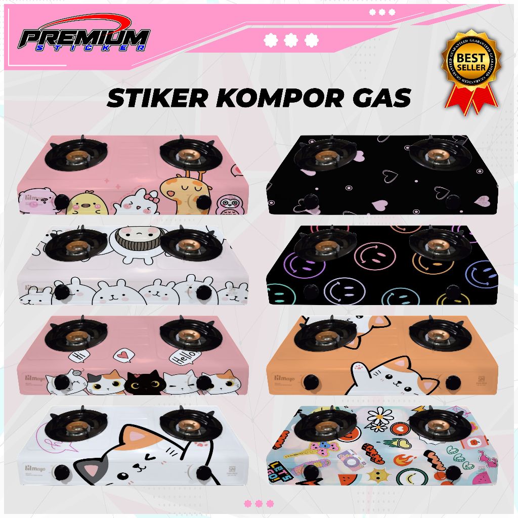 Jual STIKER MAGICOM KOMPOR GAS / STIKER KOMPOR 1 TUNGKU 2 TUNGKU ...