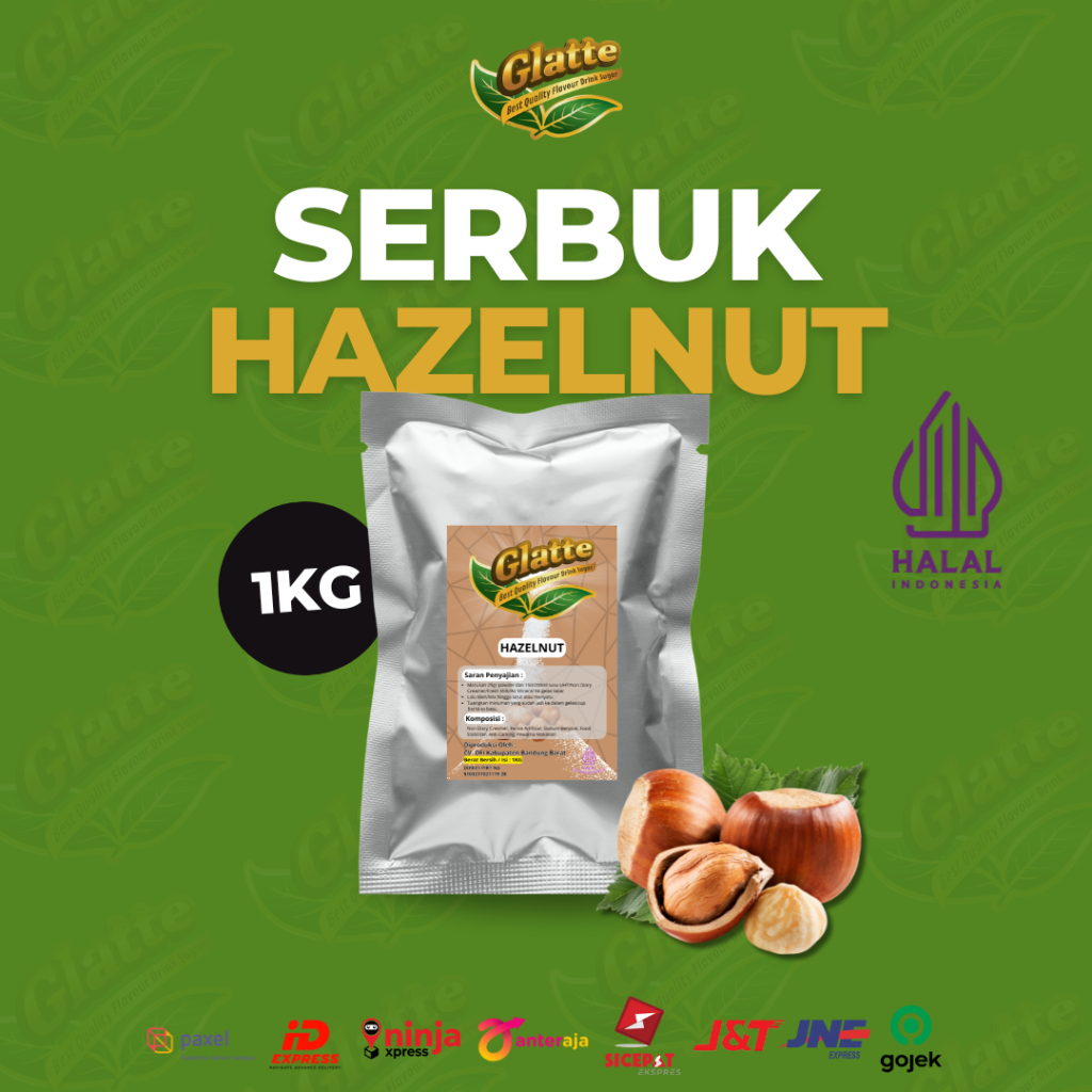 Jual Powder Glatte Rasa Hazelnut/ Bubuk Rasa Hazelnut 1kg | Shopee ...