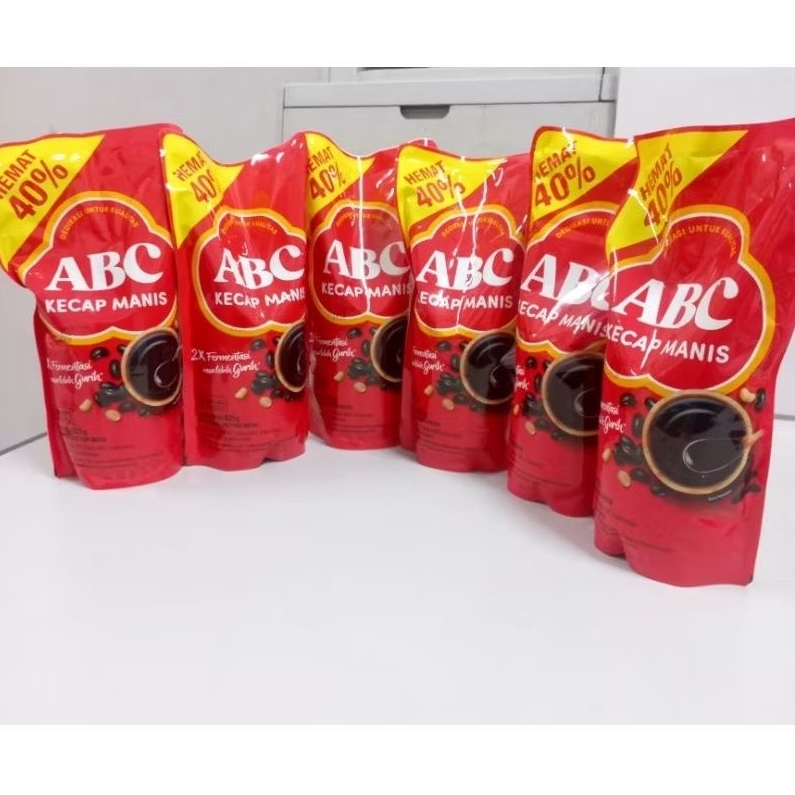 Jual ABC kecap manis pouch 825 gr paket isi 6 pcs (1/2 DUS) | Shopee ...