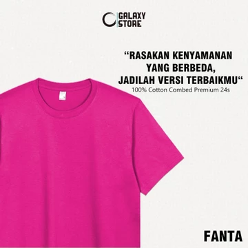 Kaos Polos Cotton Combed 24s Premium Lengan Pendek