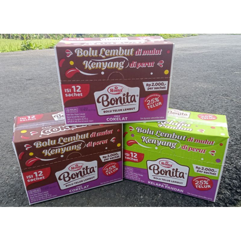 Jual Roti Bolu Bonita Box isi 12 Pcs | Shopee Indonesia
