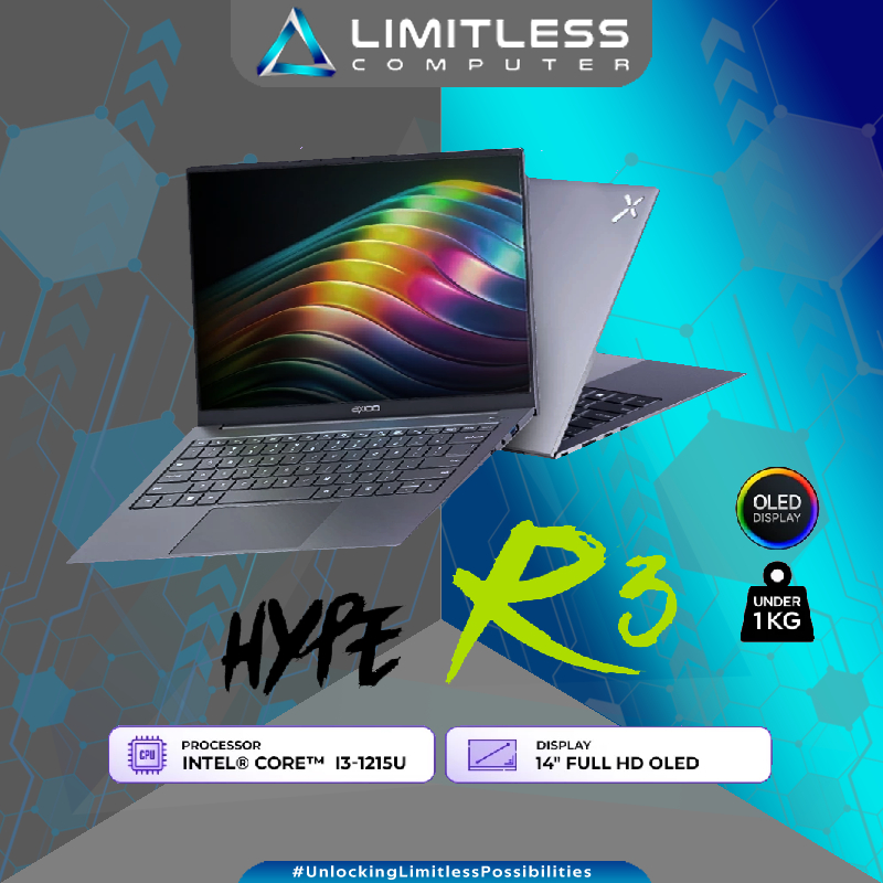 Jual Axioo HYPE R3 OLED Core i3 1215U 24GB 256GB 14