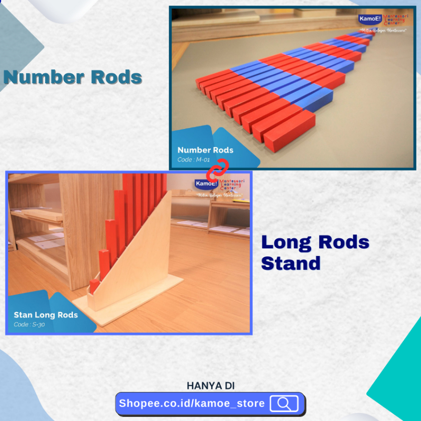 Jual PAKET PAIRING Number Rods + Stand | Shopee Indonesia