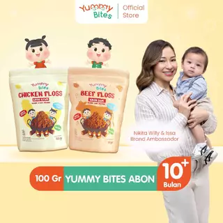 Yummy Bites Abon Mpasi & Anak 100 GR [Abon Ayam, Abon Sapi] - BB Booster - NO MSG