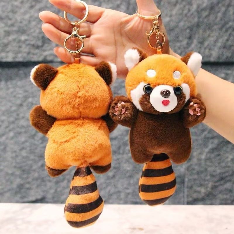 Jual Mewah dan imut Gantungan kunci mewah rakun kecil Ornamen tas ...