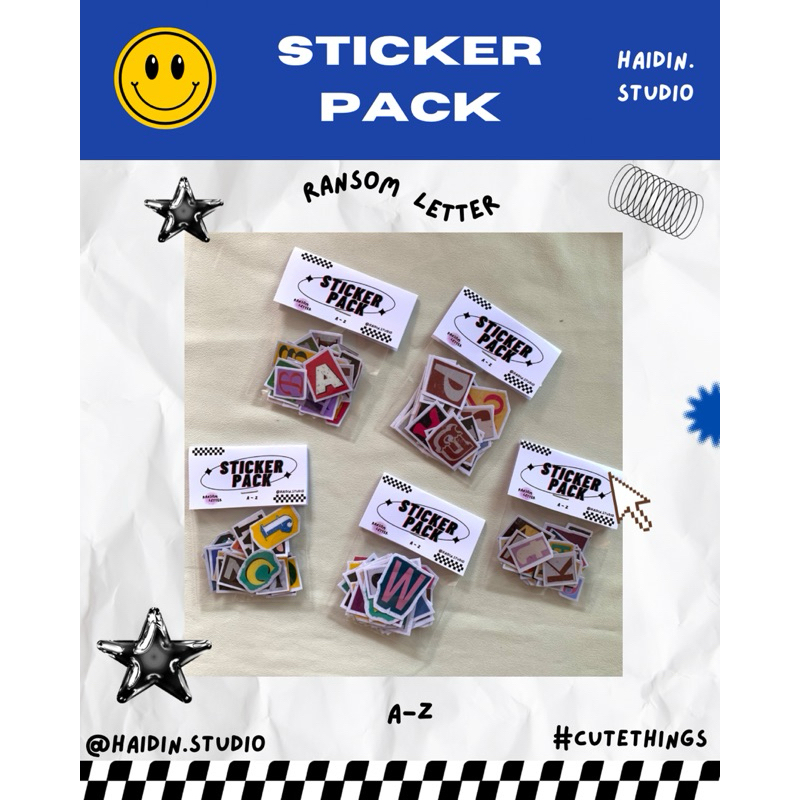 Jual Sticker Pack Ransom Letter | A-Z | Shopee Indonesia