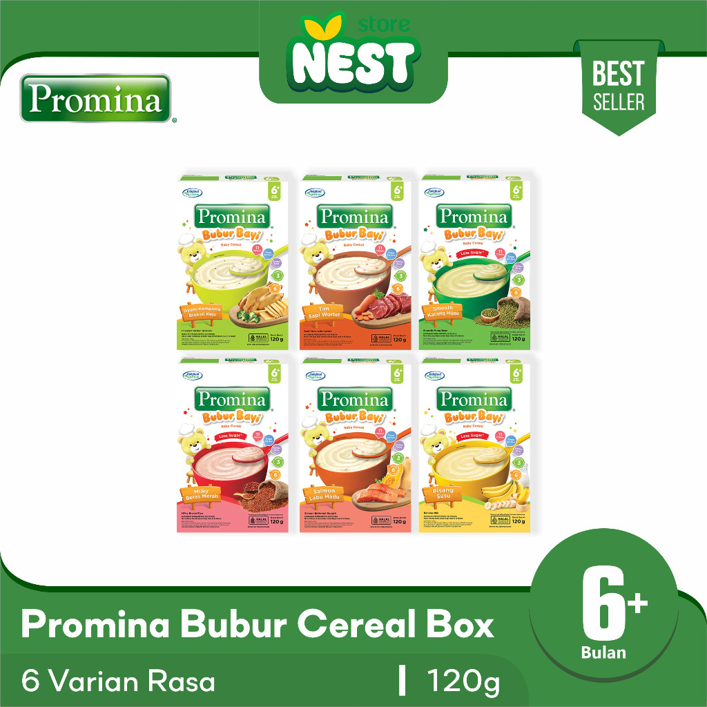 Jual PROMINA BUBUR SEREAL Box 120gr | Shopee Indonesia