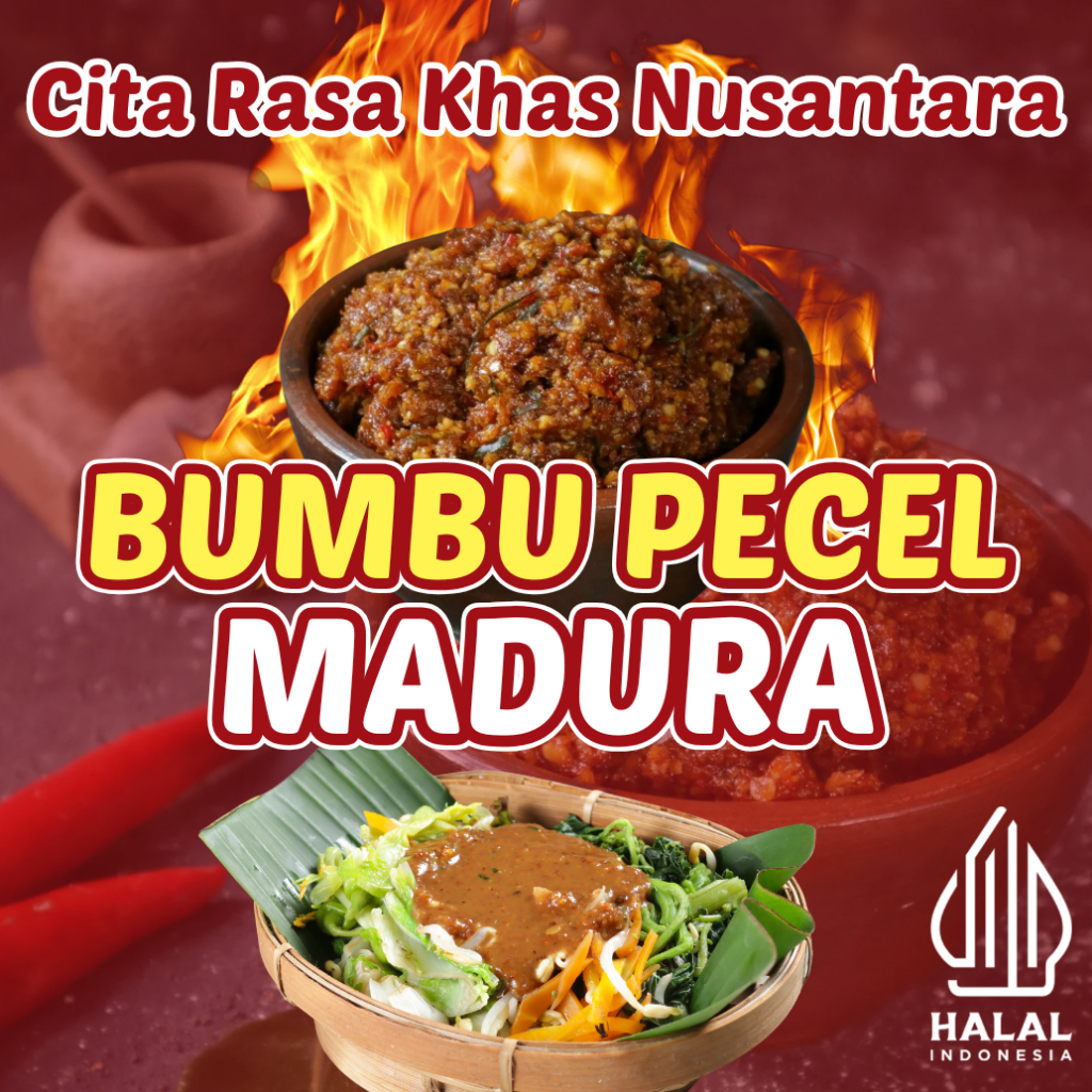 Jual Bumbu Pecel Madura Asli, Cita Rasa Khas nikmat murah cocok untuk ...