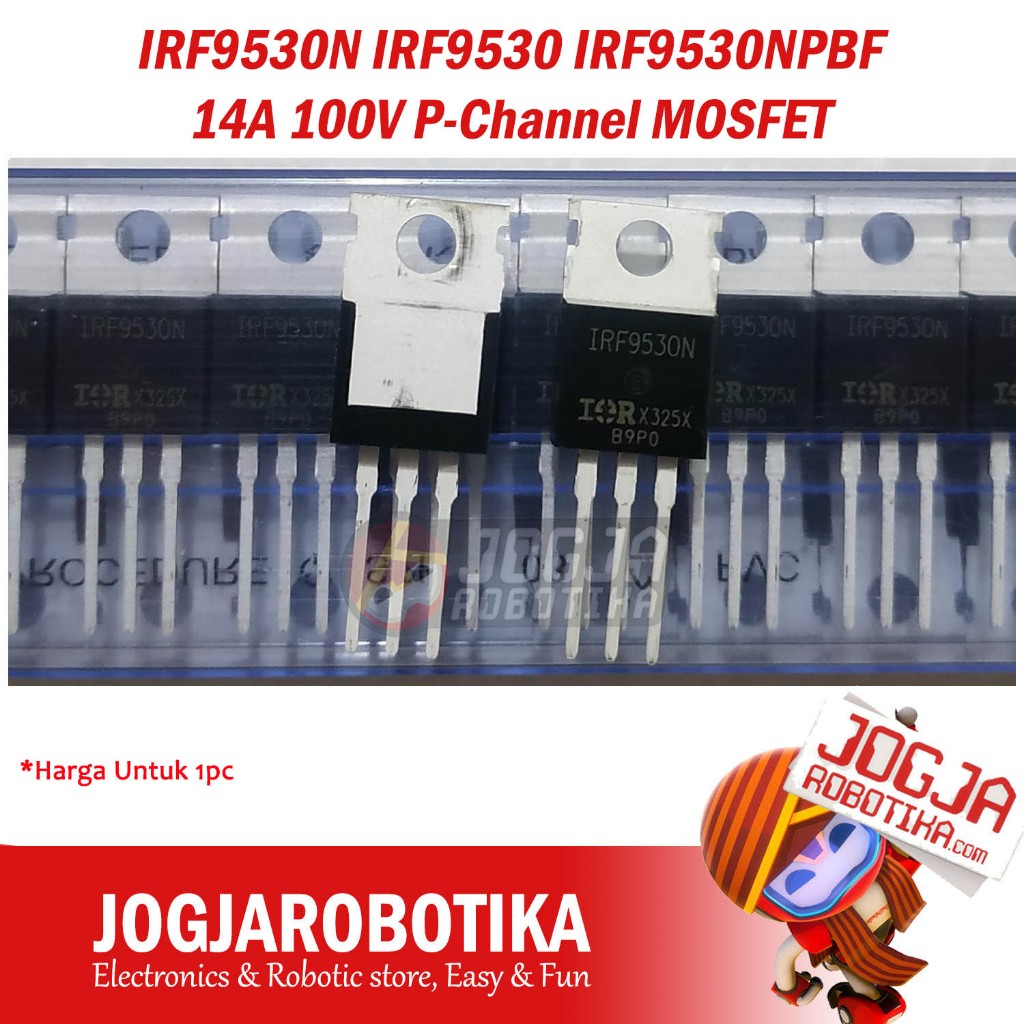 thumbnail image 2 of 10pcs IRF9530 IRF9530NPBF P-Channel Power MOSFET Transistor 12A 100V 88W TO-220 2 of 4