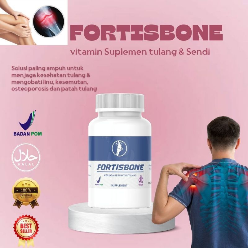 Jual FORTISBONE Vitamin Tulang dan Sendi Suplemen Kesehatan Tulang Obat ...
