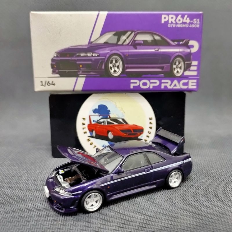 Jual POP RACE NISSAN GTR R33 NISMO 400R PR64-51 UNSEALED | Shopee Indonesia