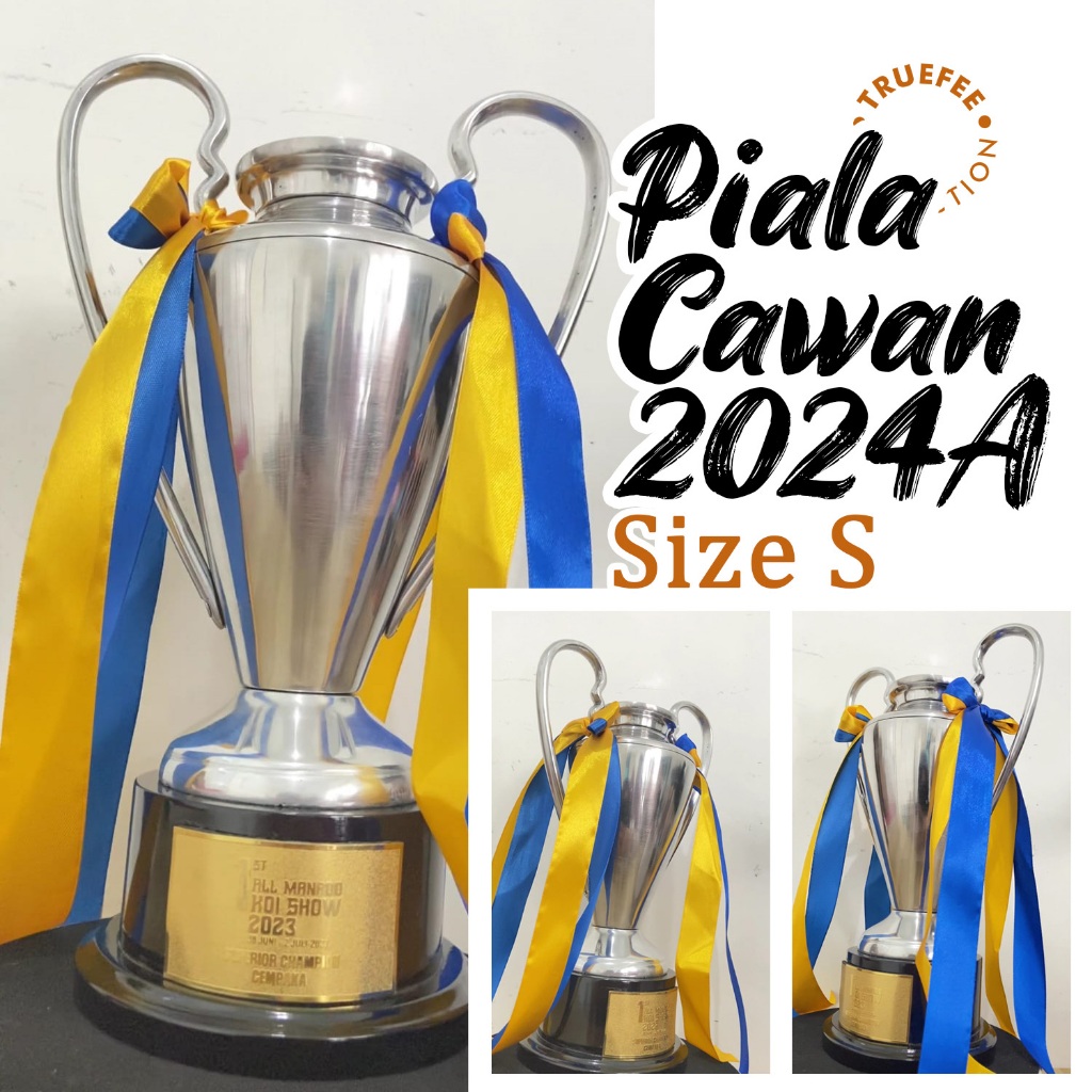 Jual PIALA LOGAM ALUMUNIUM CAWAN 2024-A SIZE S CHAMPIONS CUP TROPHY ...