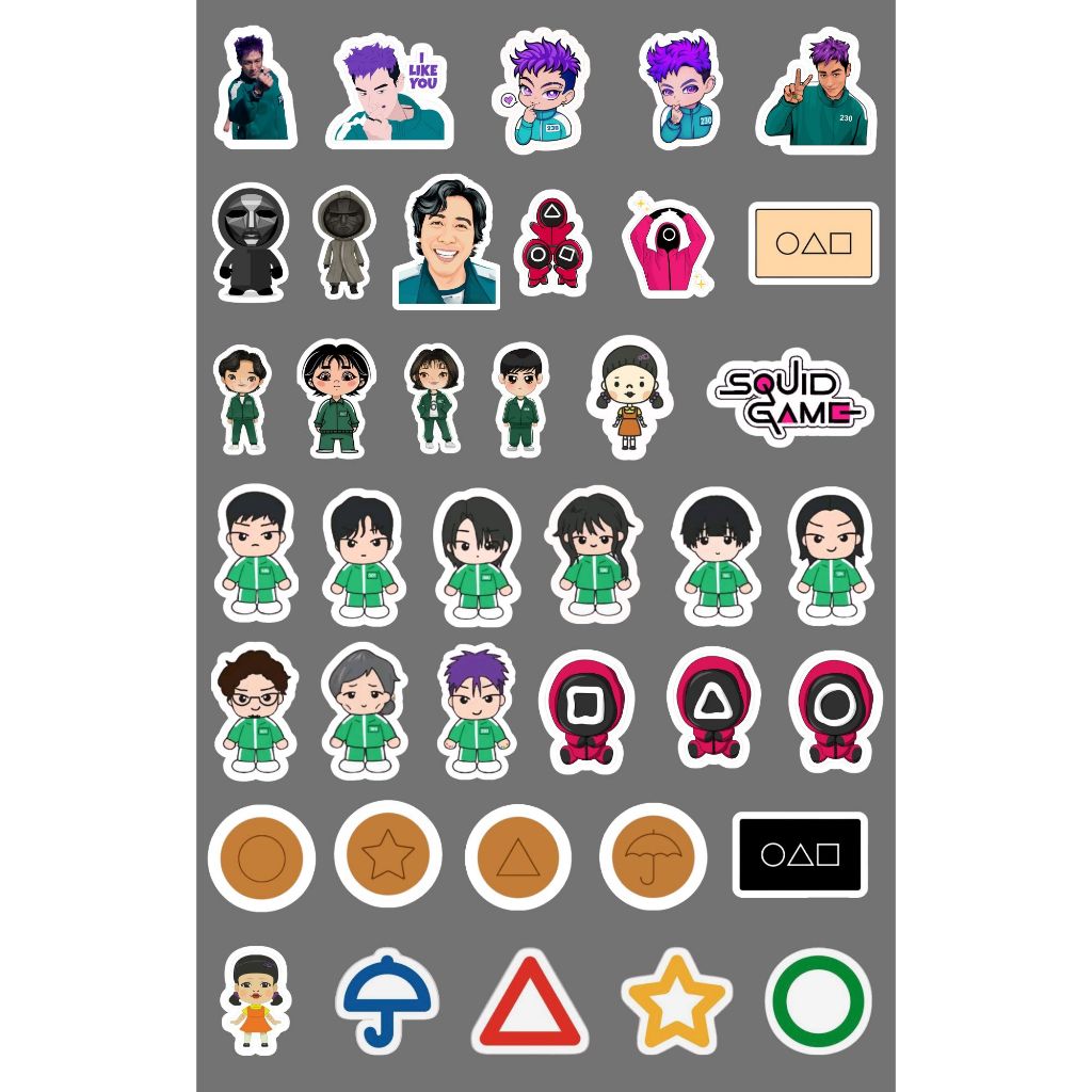 Jual STIKER SQUID GAME | Shopee Indonesia