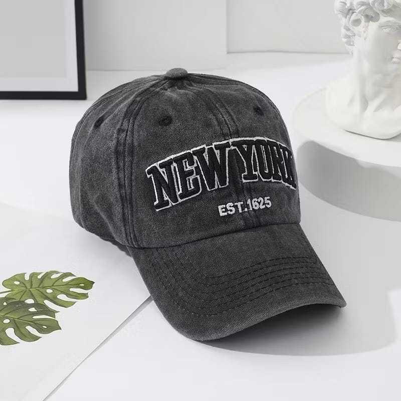 Jual Topi Wash Baseball NEW YORK Pria Dan Wanita Terbaru Wash Trend ...
