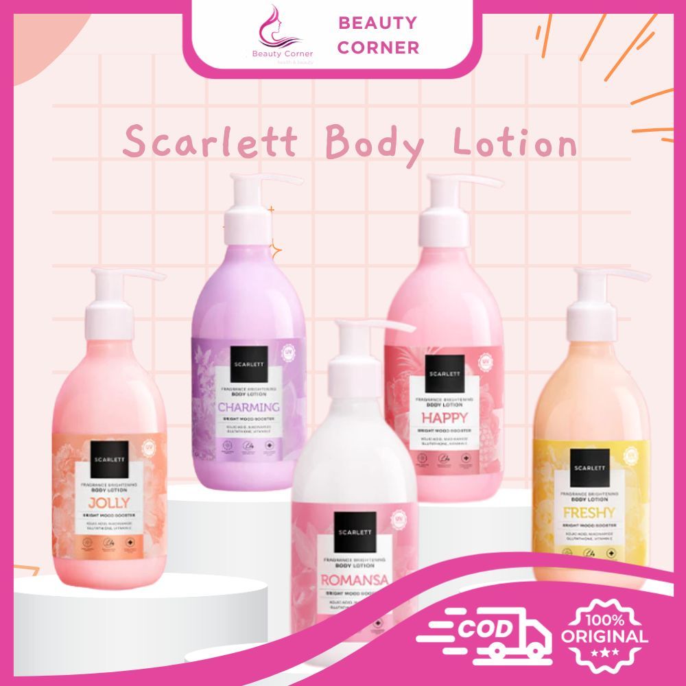 Jual Scarlett Whitening Fragrance Brightening Body Lotion - 300ml ...