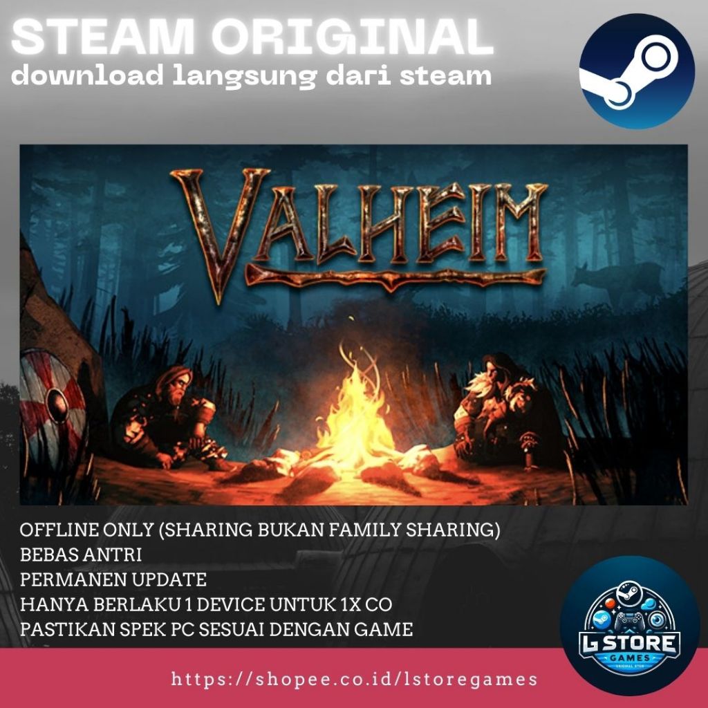 Jual VALHEIM PC Sharing Original Offline | Shopee Indonesia