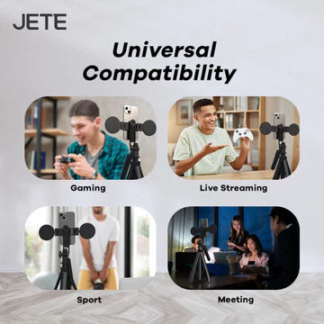 JETE Tripod Bluetooth H15 Portable Tongsis Selfie Stick 1.8m With Ring Light Postel Wireless