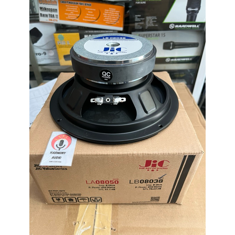 Jual Speaker Komponen JIC LB08038 8 in 8 inch 8 inci coil 1,5 inci 200 ...