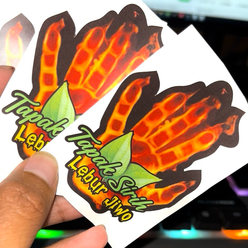 Jual STIKER TAPAK SIRIH LEBUR JIWO STICKER PRINTING | Shopee Indonesia