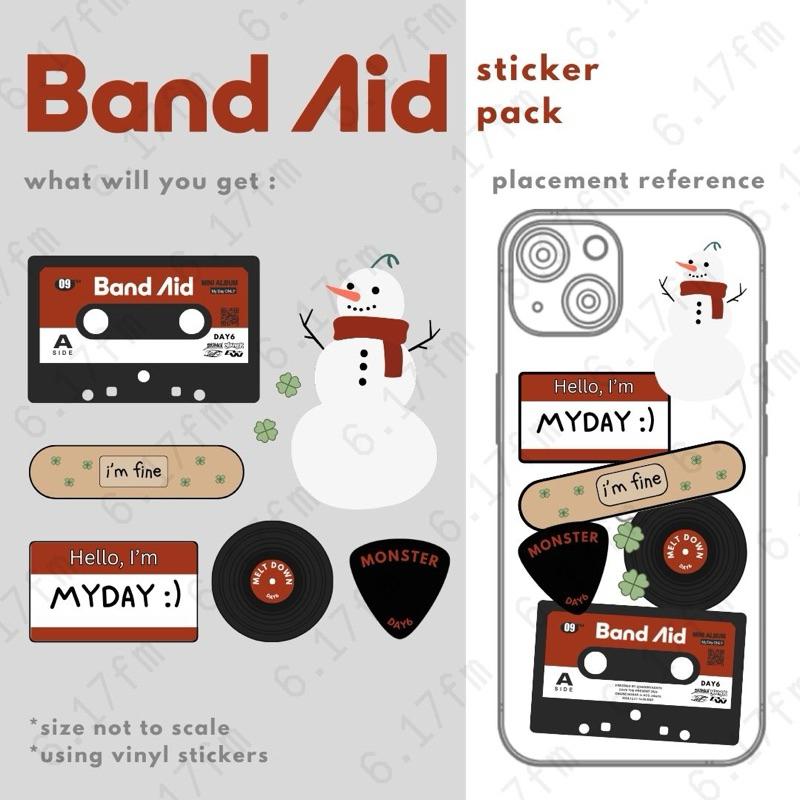 Jual Day6 - Band Aid Sticker Pack | Shopee Indonesia