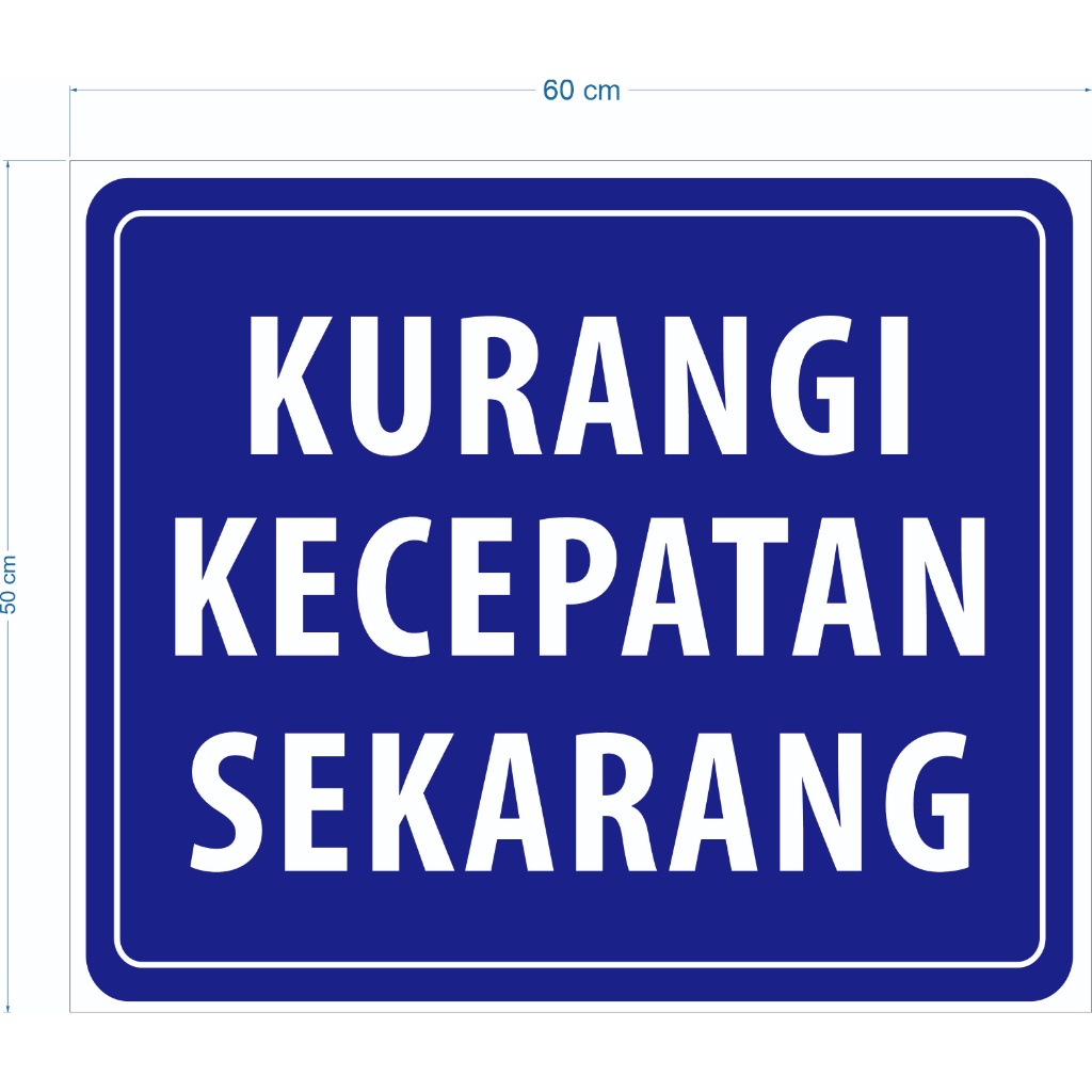 Jual Rambu Custom Pesanan Ukuran 60x50cm Bahan Acp Shopee Indonesia
