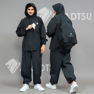 ASADTSU Jas Hujan Ransel Turtle Pack Setelan Dewasa