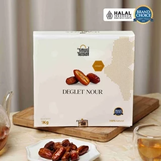 Timur Tengah Kurma Tunisia Madu 1 kg Deglet Noor Honey Dates Premium Original High Quality