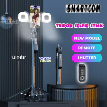 SMARTCOM Tripod Tongsis L16 Bluetooth Hand Stabilizer Hp Gopro Kamera L12 L15 L16 Y19 P185